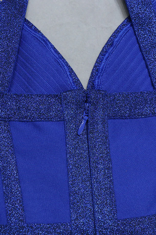 Dama Halter Midi Bandage Dress - Image 13