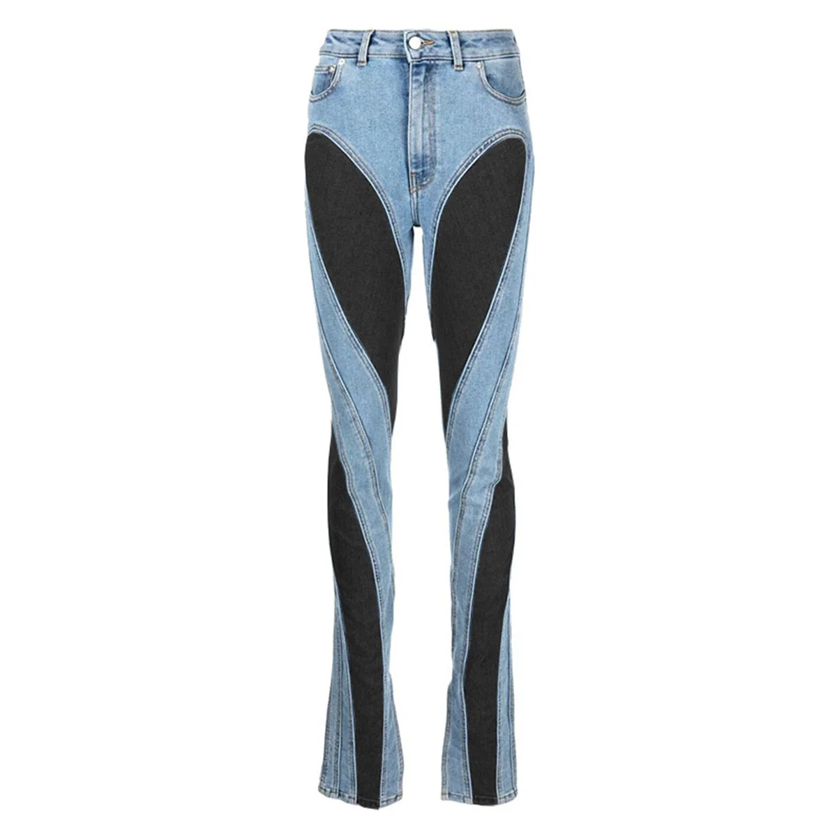 MIDORY HIGH Waist PANELED JEANS - Image 2