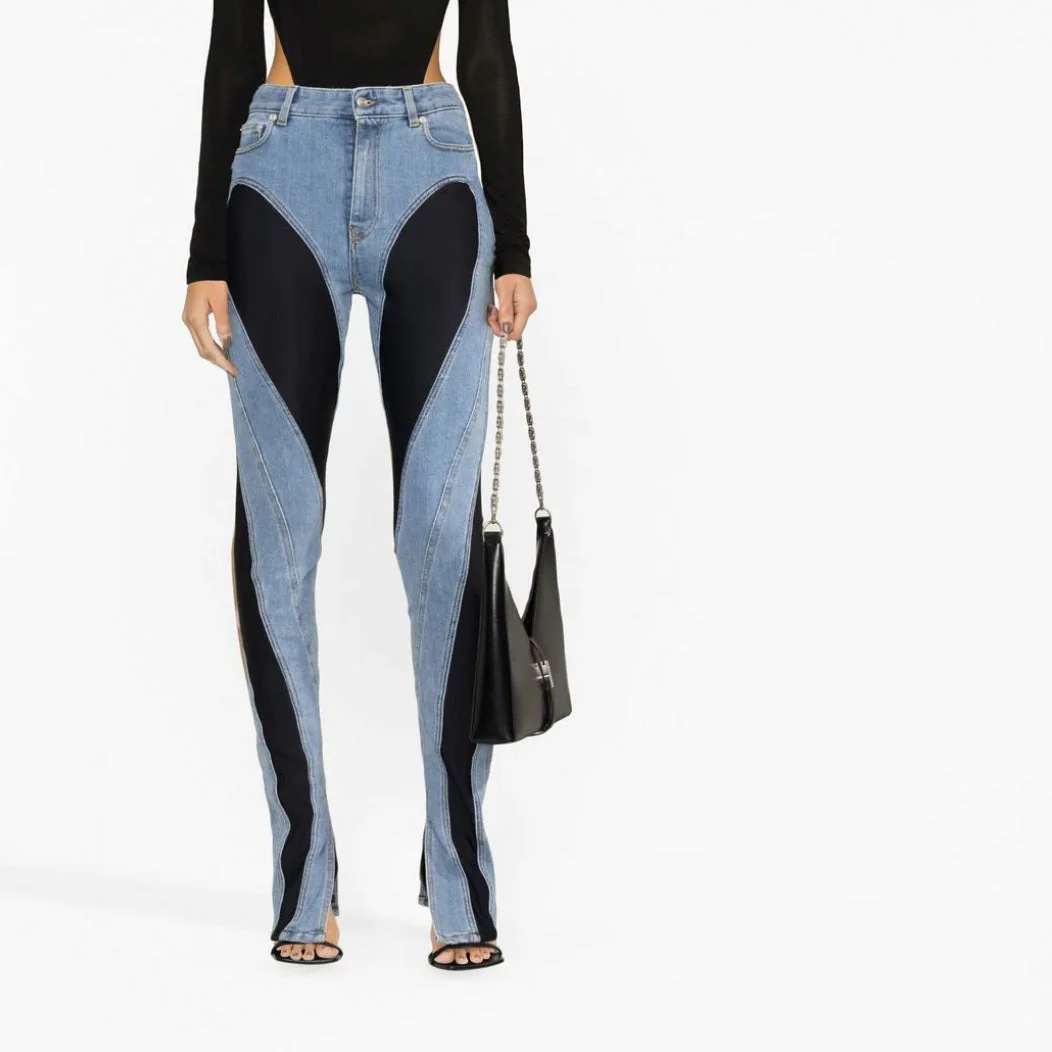 MIDORY HIGH Waist PANELED JEANS - Image 4