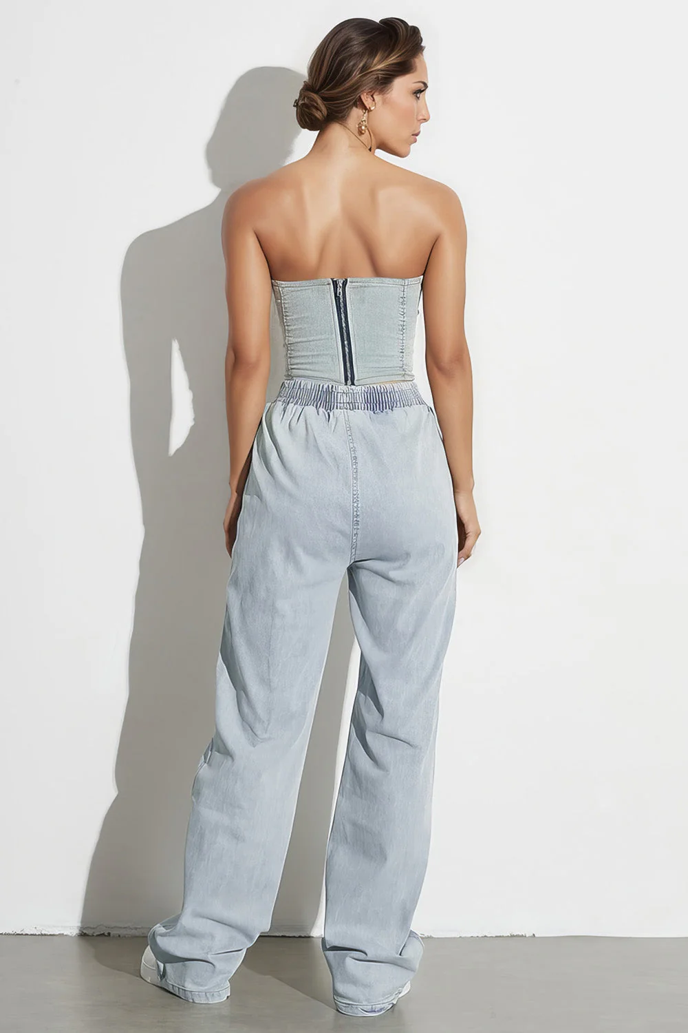 Denim 2-Piece Set - Blue