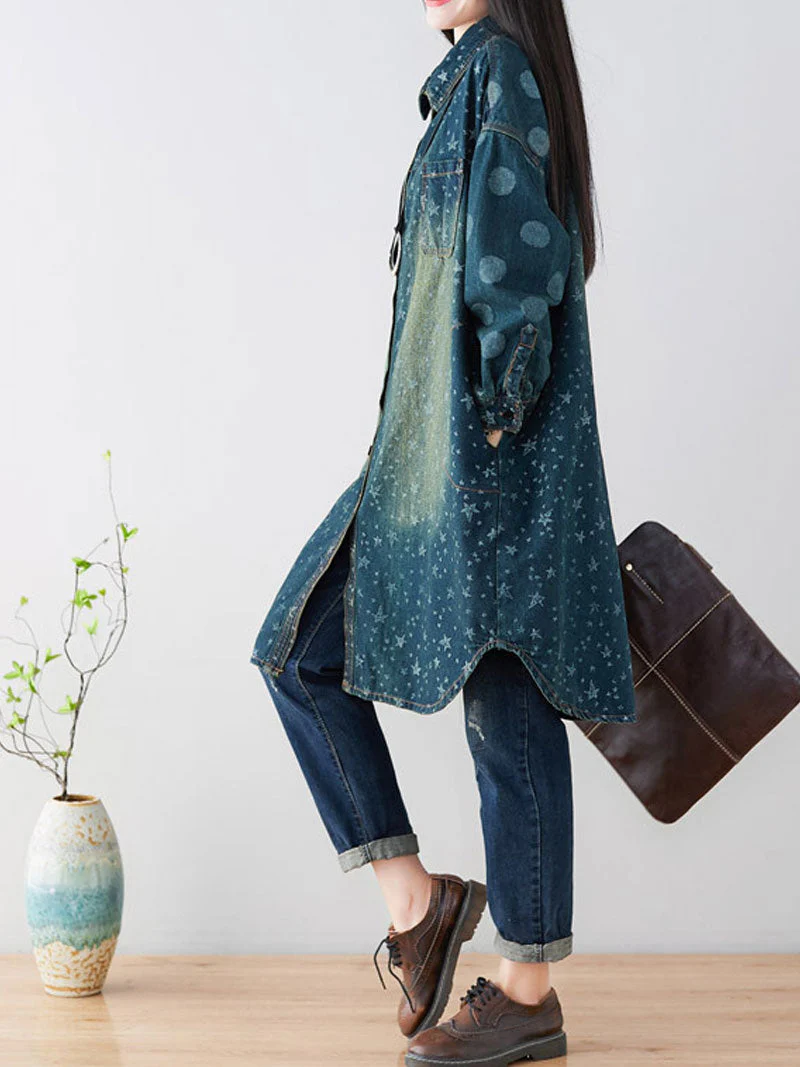 Diamonds In The Sky Shirt Dress - Image 4