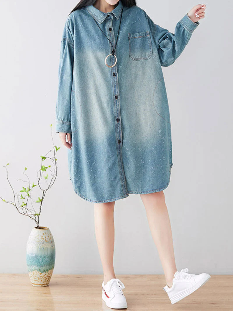 Diamonds In The Sky Shirt Dress - Image 5