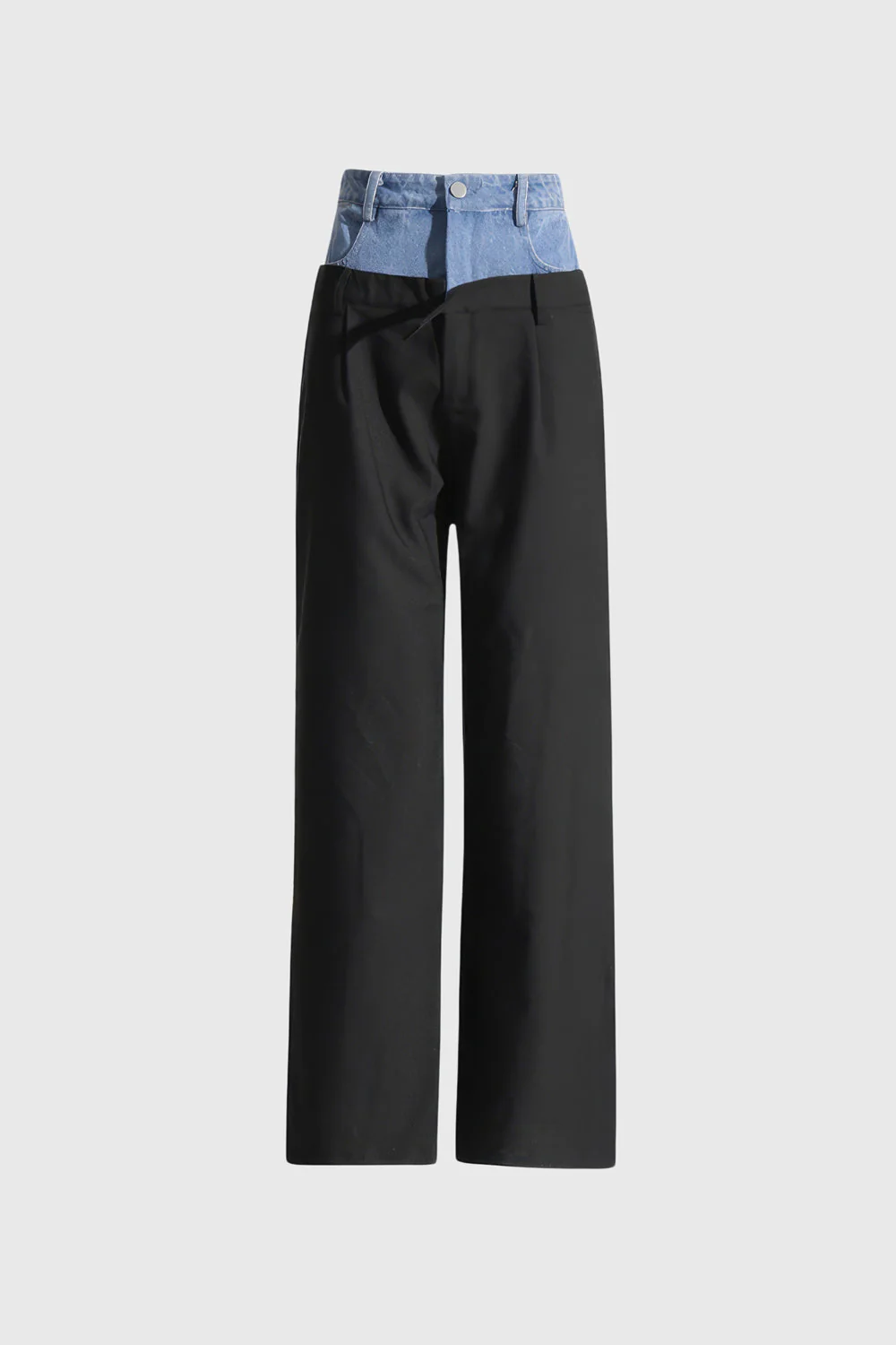 Double Waist Trousers - Black - Image 4
