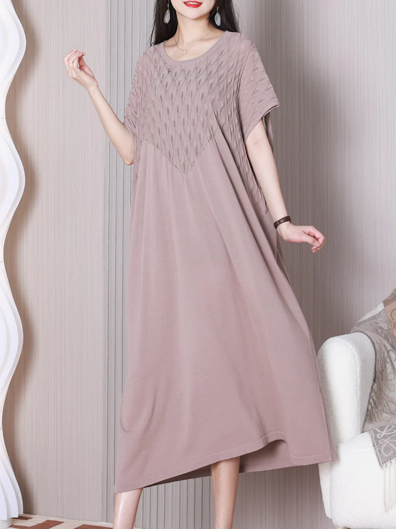 Dress the Population Round Neck A-line Dress - Image 3