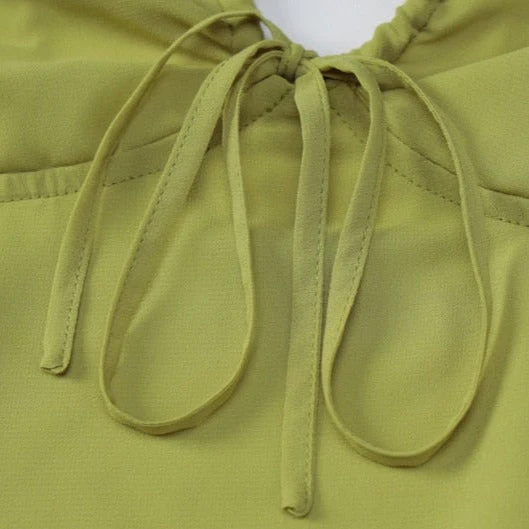 EGYTH Long Sleeve STRAPS MIDI Dress - Image 9