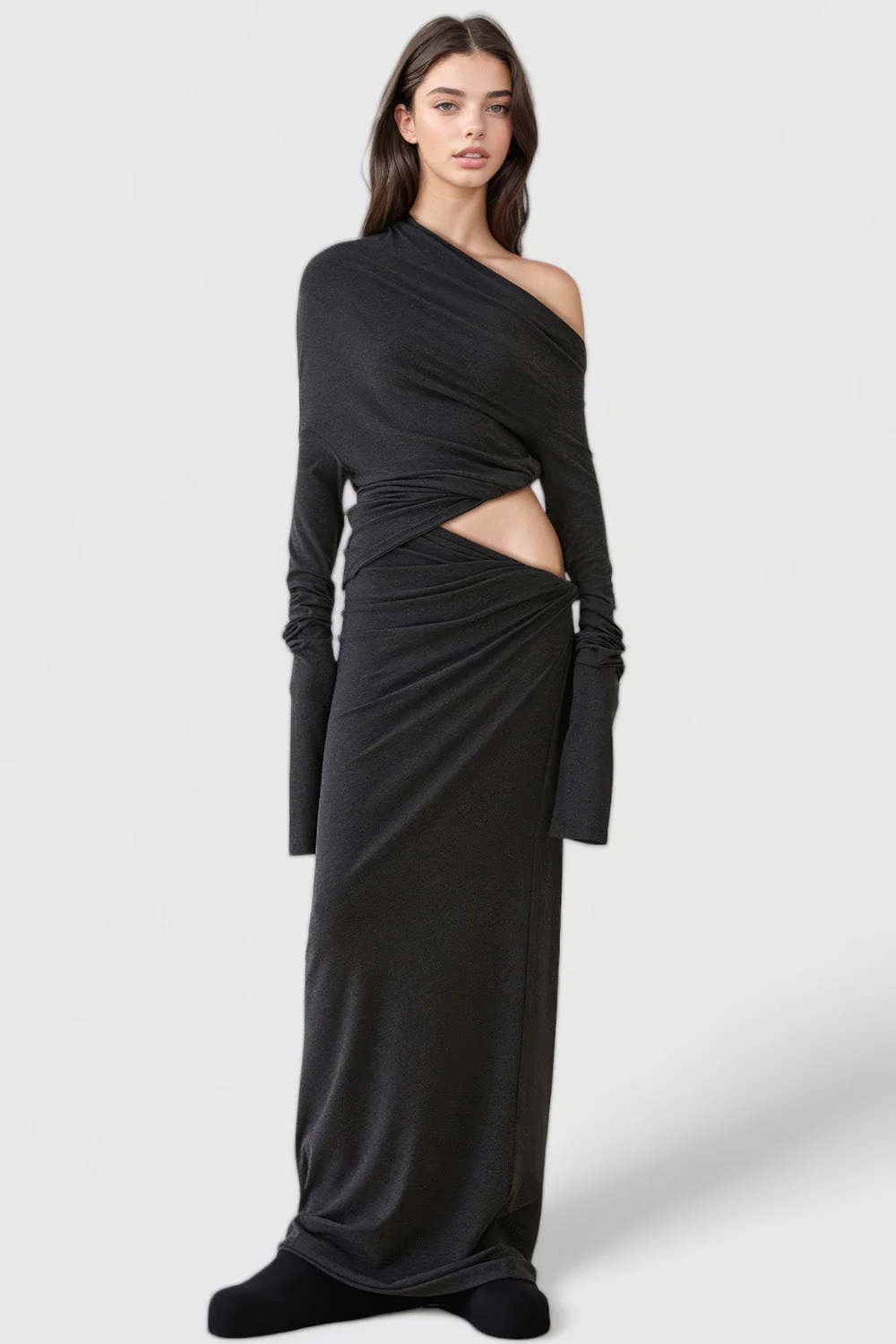 Elastic 2-Piece Set - Dark Grey