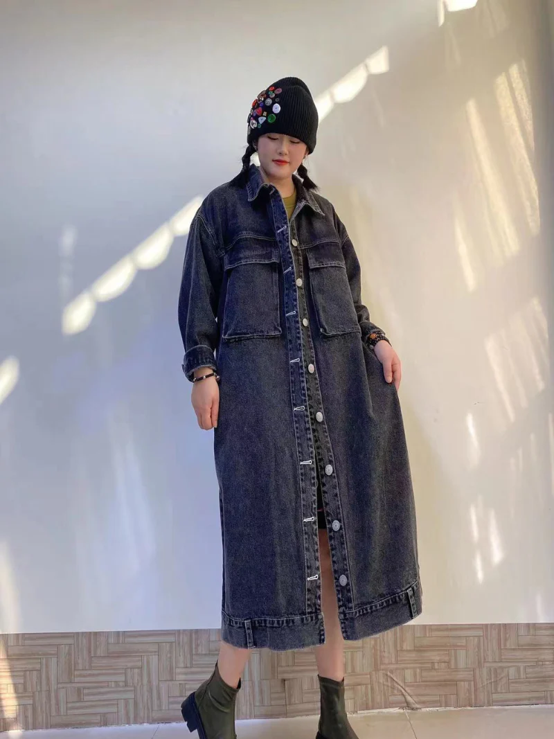 Elegant Cashmere Casual Loose Coat - Image 2