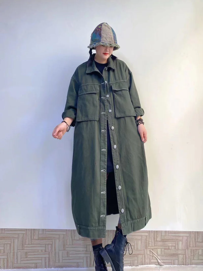 Elegant Cashmere Casual Loose Coat - Image 3