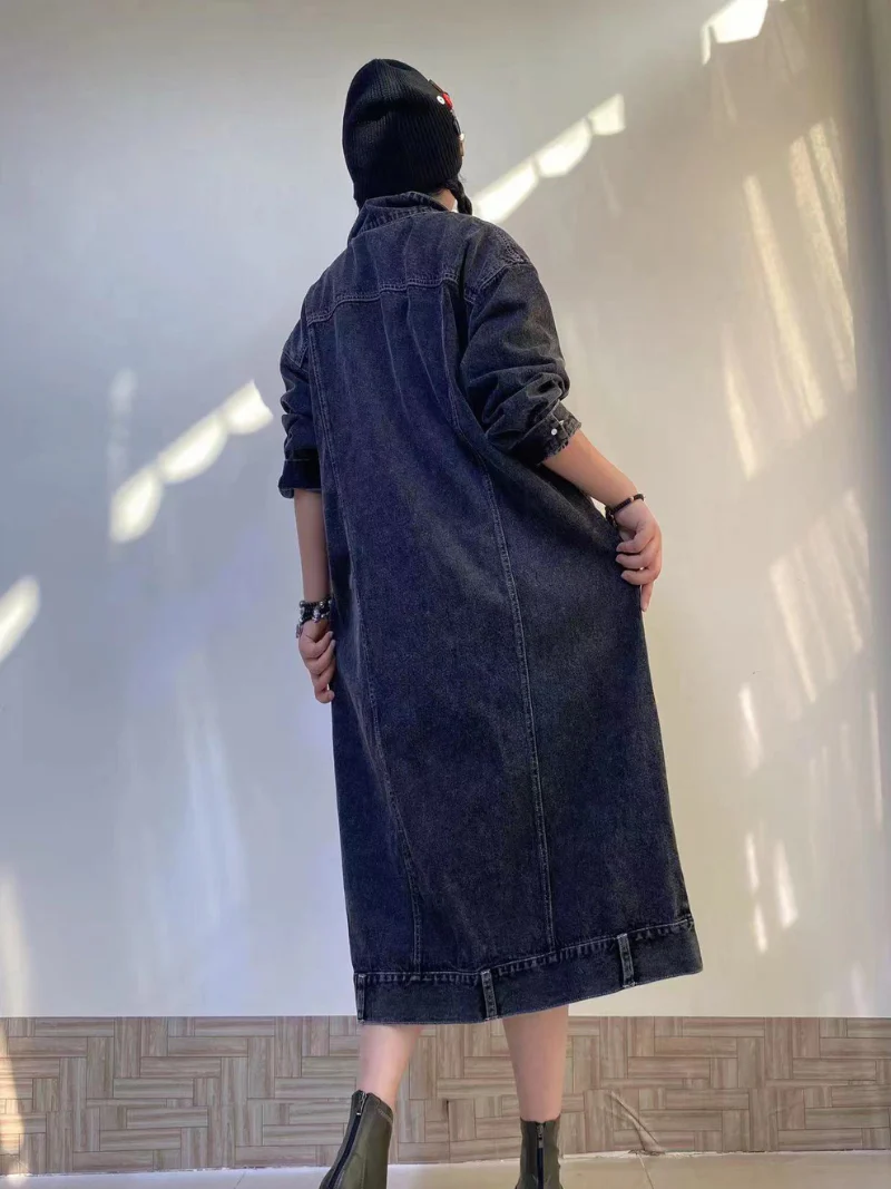 Elegant Cashmere Casual Loose Coat - Image 5