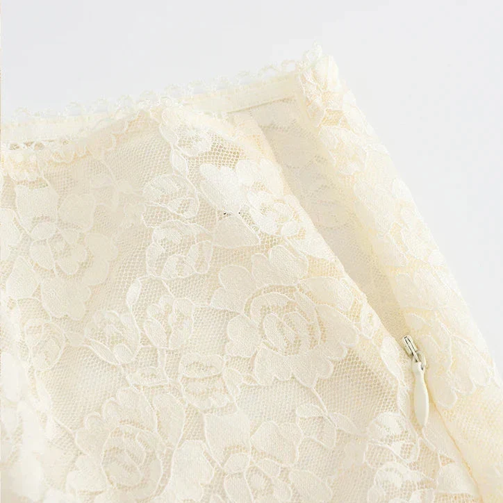 Lace UP CROP TOP and MAXI Skirt SET - Image 11