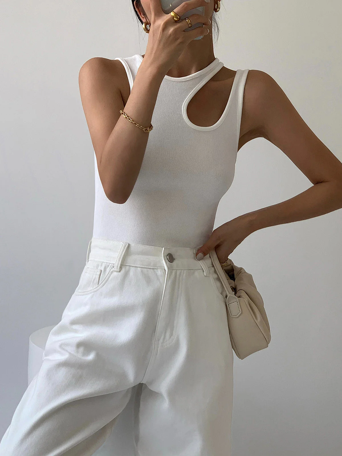 Ellis Cutout Tank Top - Image 2