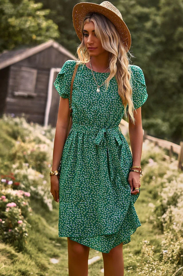 Emiliana Floral Doll Mini Dress - Image 11