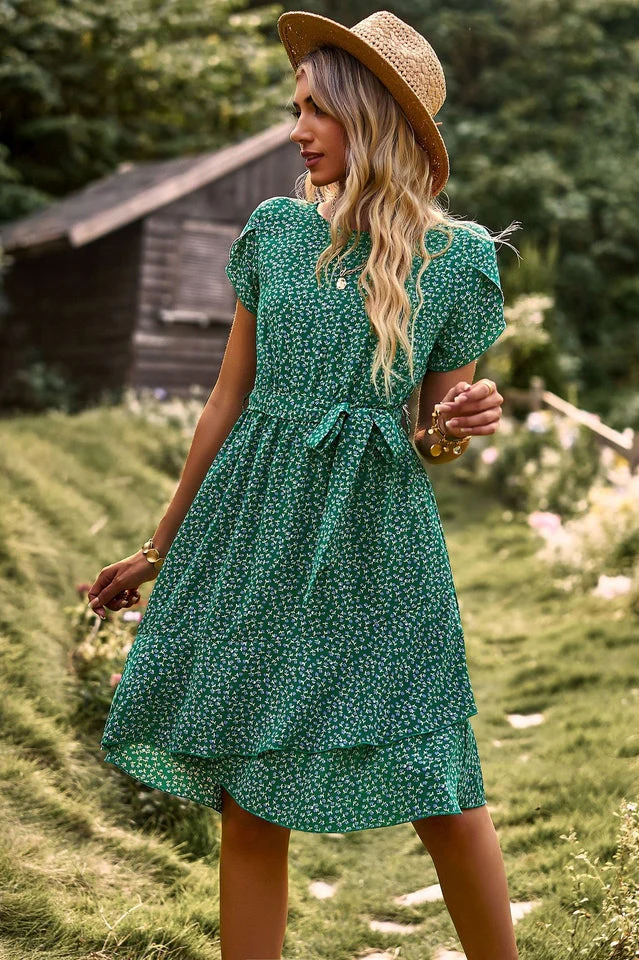 Emiliana Floral Doll Mini Dress - Image 13