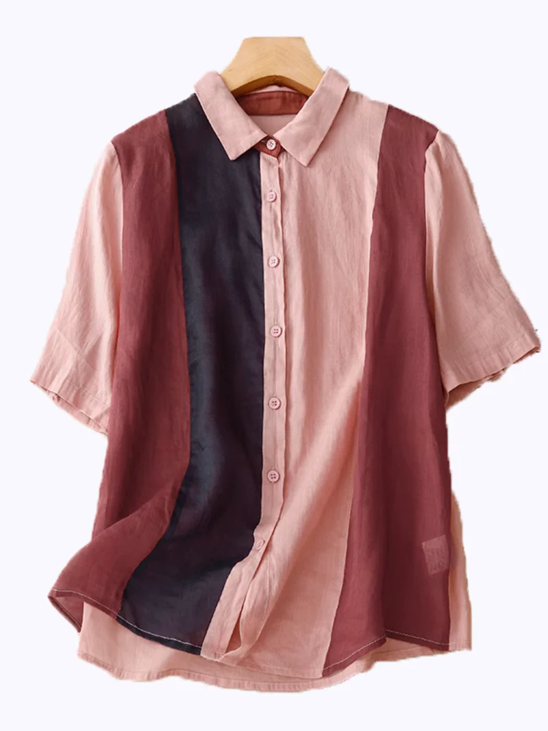 Everday Short-Sleeve Button-Up Shirt top - Image 2