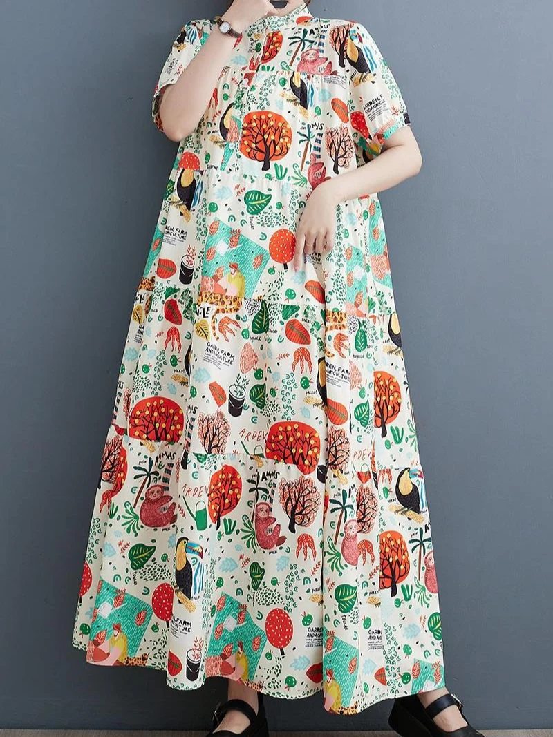 Everyone Love Short-Sleeved Maxi Dress - Image 8