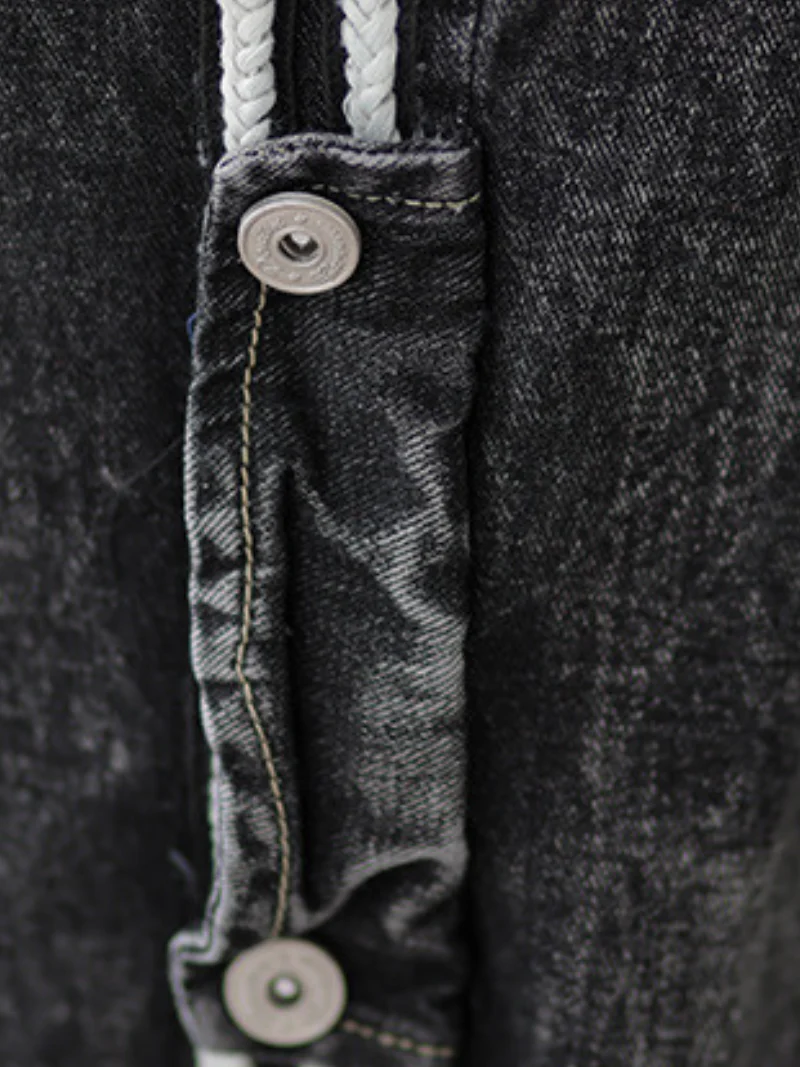Everybody Loves Denim Elastic Waist Bottom Pants - Image 5