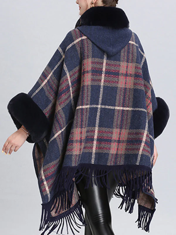 Extravagant Tassel Border Flully Neck Cape Cardigan - Image 11
