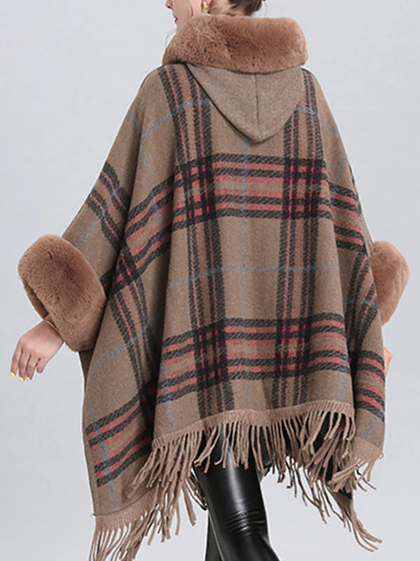 Extravagant Tassel Border Flully Neck Cape Cardigan - Image 16