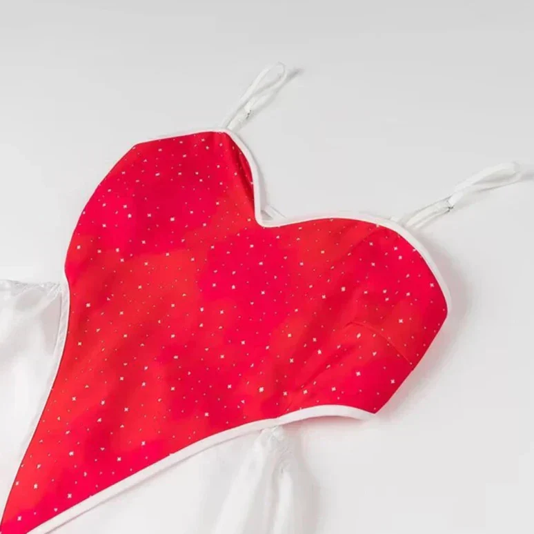 RED HEARTS V ECK SLING Dress - Image 7
