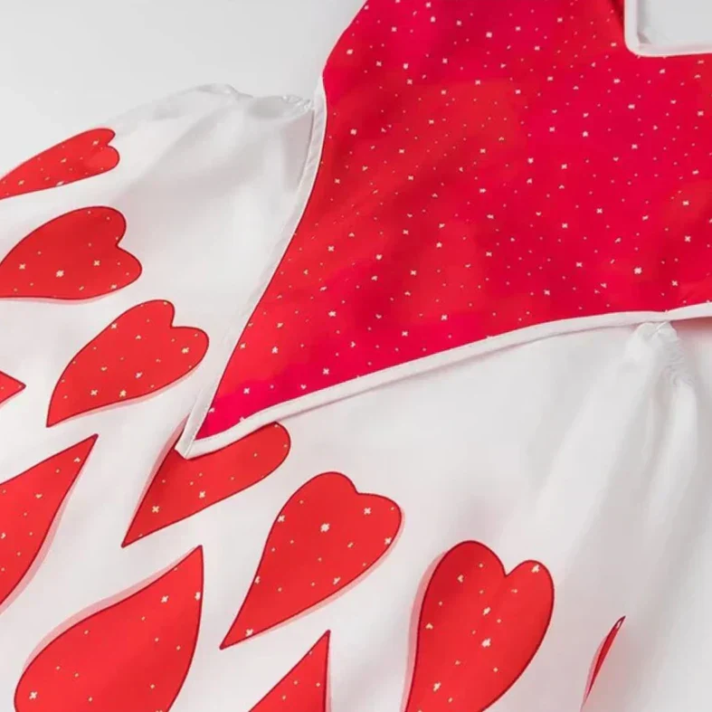 RED HEARTS V ECK SLING Dress - Image 9