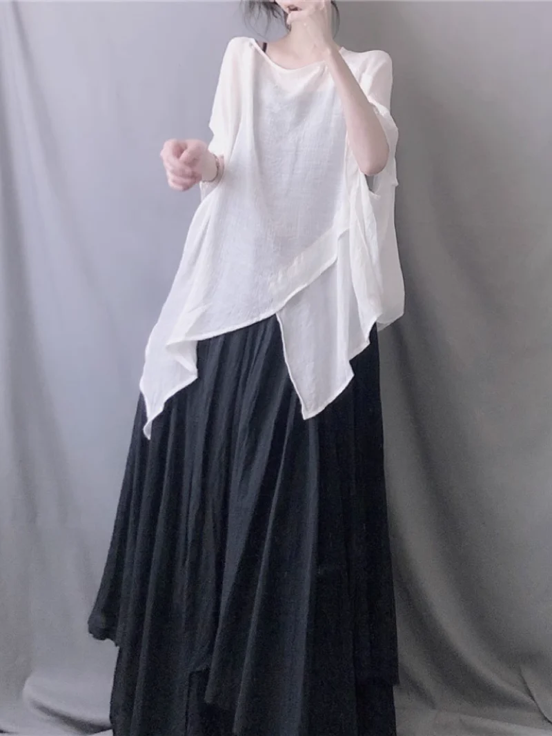 Fashionable Cool Summer Large Size Tops - Image 5