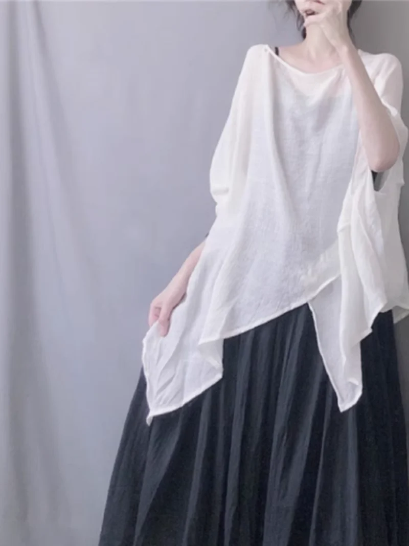 Fashionable Cool Summer Large Size Tops - Image 6