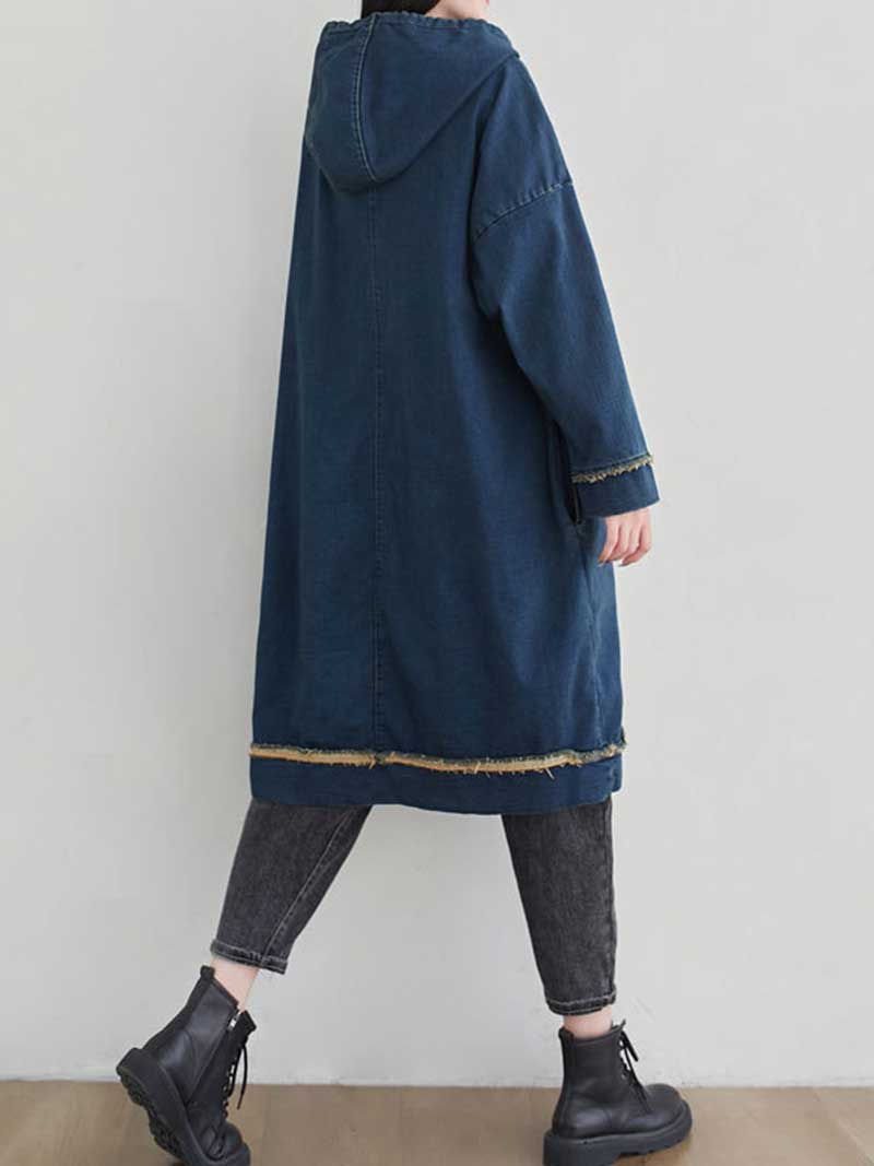 Feel My Love Hooded Sweater Midi Dress - Image 6