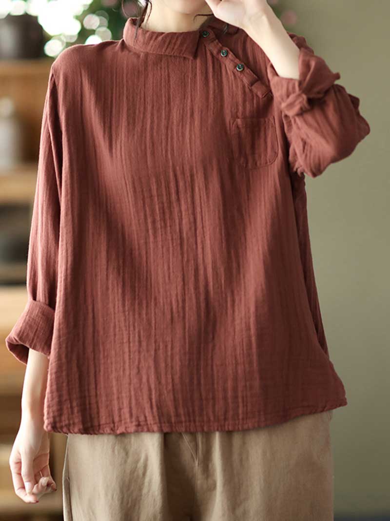 Feel The Heart Double-Layer Cotton Top - Image 6