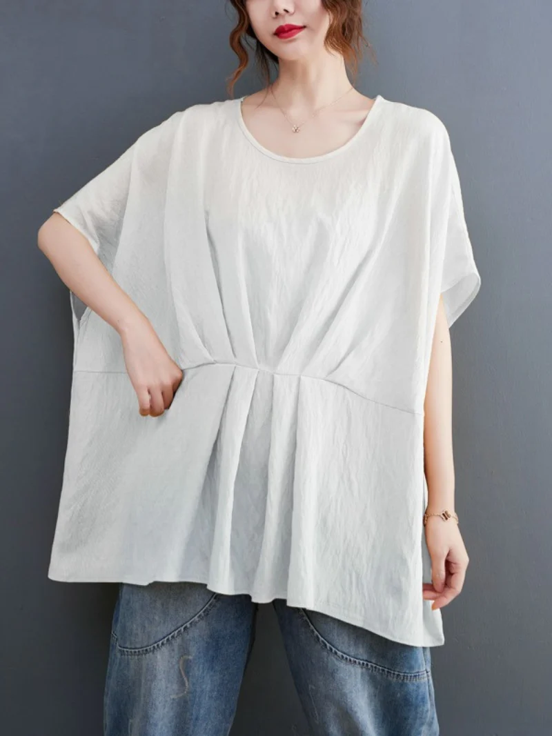 Feel The Heart Cotton Round Neck Top - Image 4