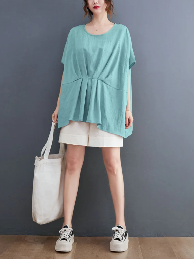 Feel The Heart Cotton Round Neck Top - Image 6