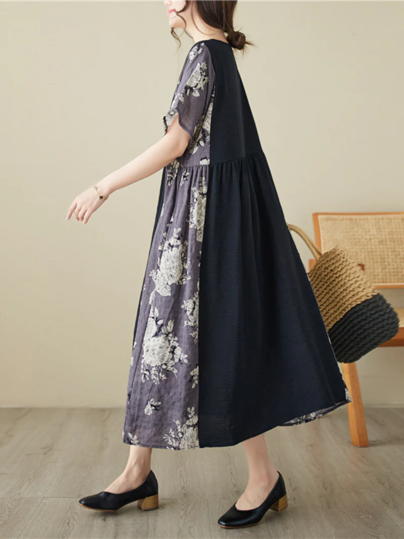 Feel The Moment Round Neck A-line Dress - Image 4