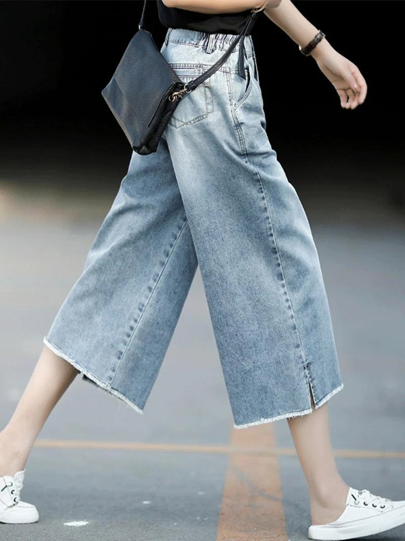 Feel You Are Falling Cropped Pant - Image 2