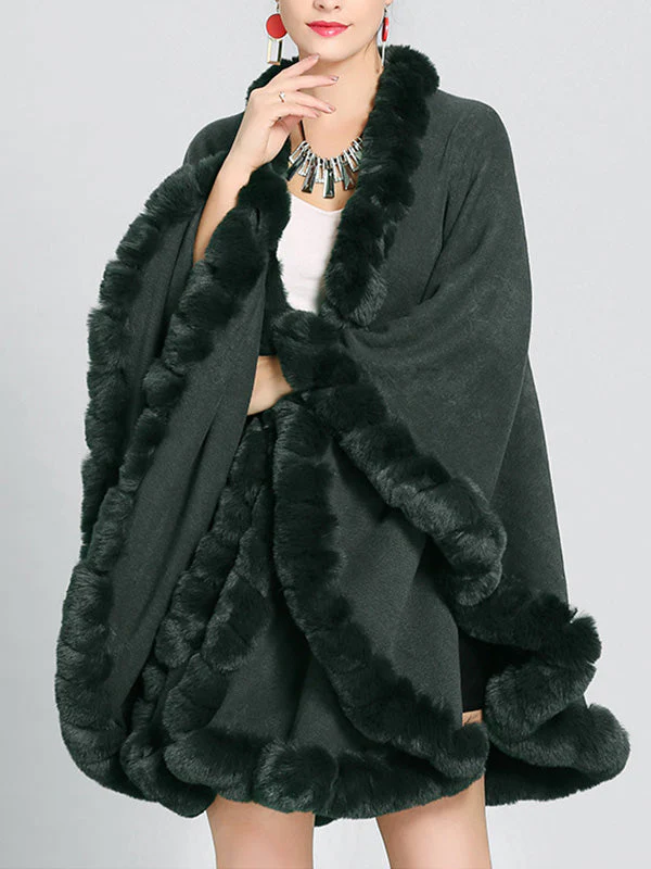 Fine Fancy Poncho Plus Size Cape Cardigan - Image 4