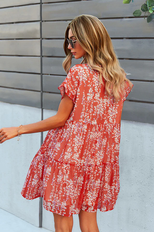 Floral Babydoll Dress - Image 13