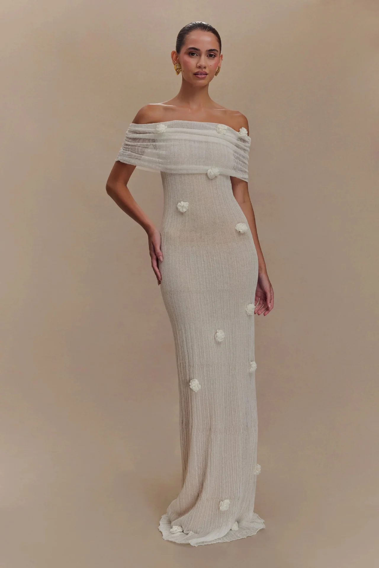 Floral One-Shoulder Midi Dress - Image 2