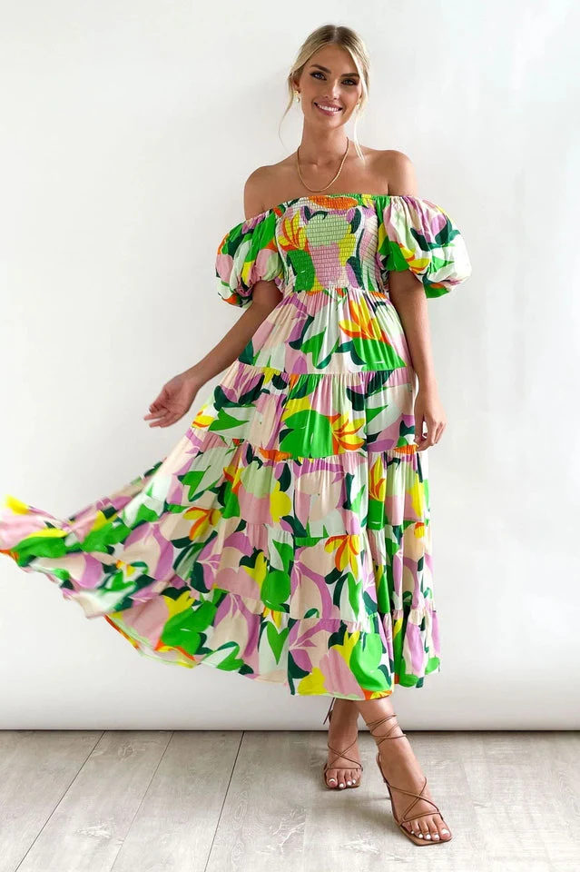 Flossy Midi Dress