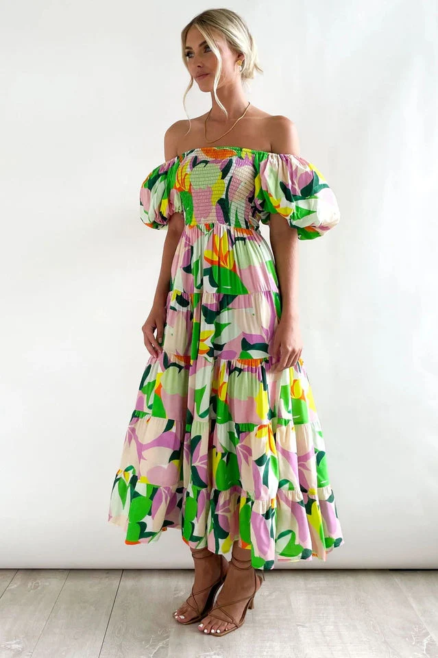 Flossy Midi Dress - Image 2