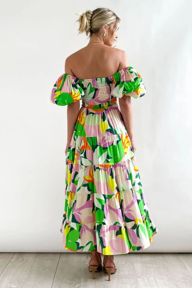 Flossy Midi Dress - Image 3