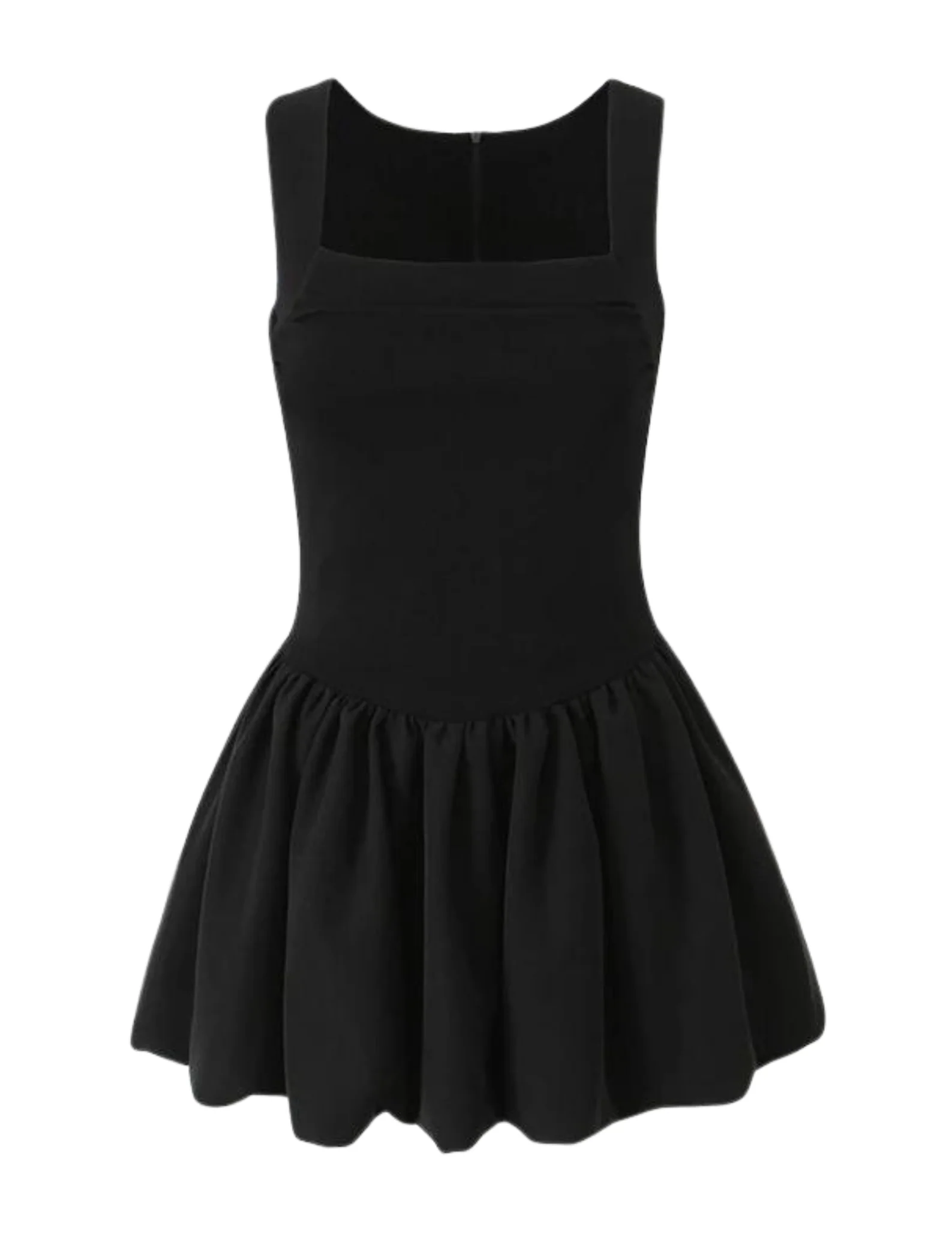 Fondness Frill Black Dress