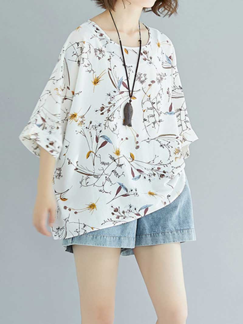 Game of Love Printed Floral Shirt Top - Image 13