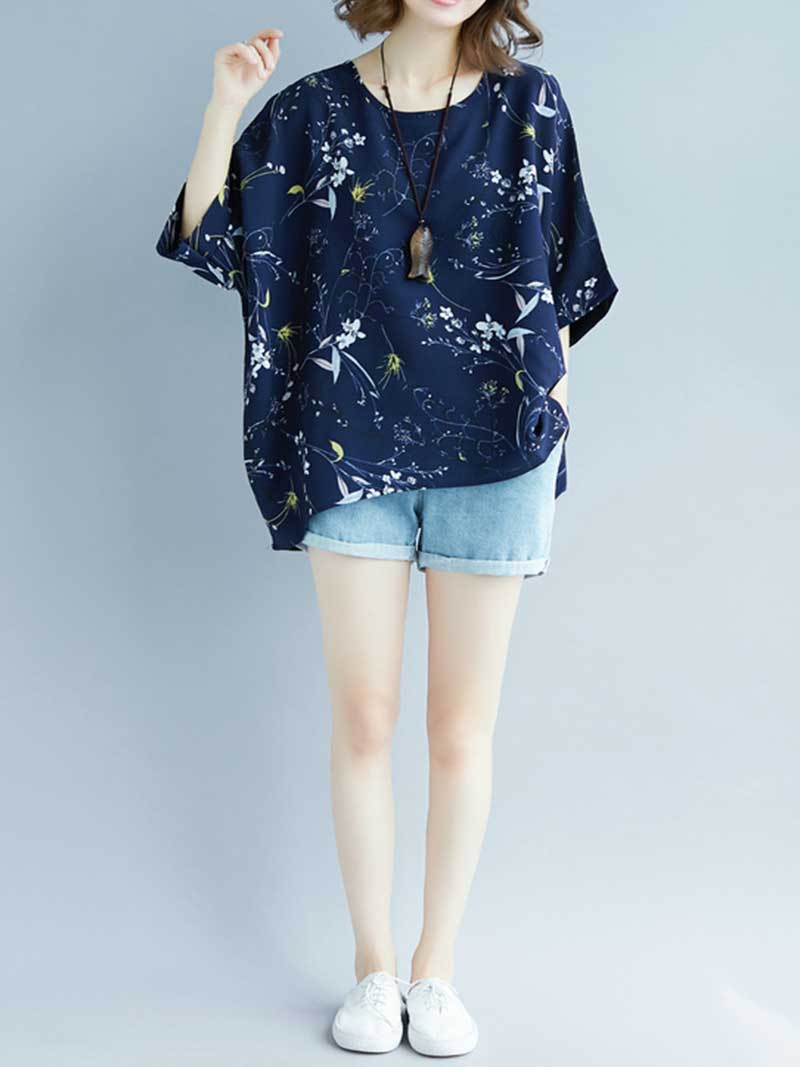 Game of Love Printed Floral Shirt Top - Image 14