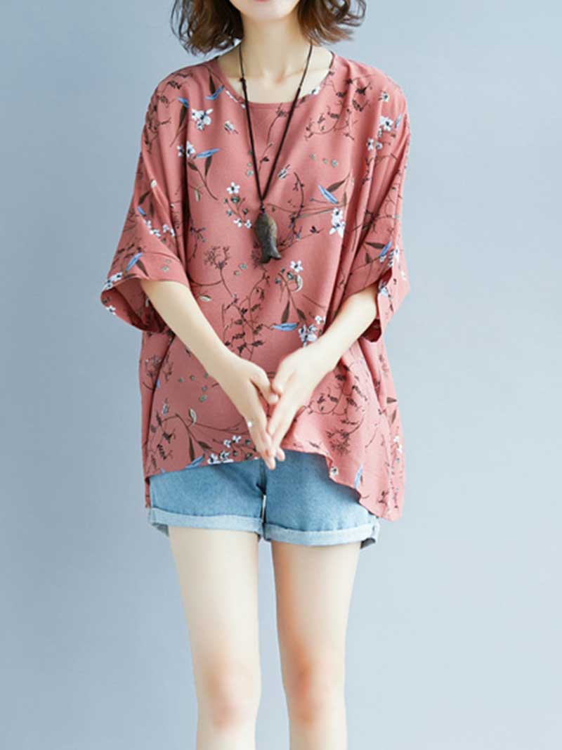 Game of Love Printed Floral Shirt Top - Image 4