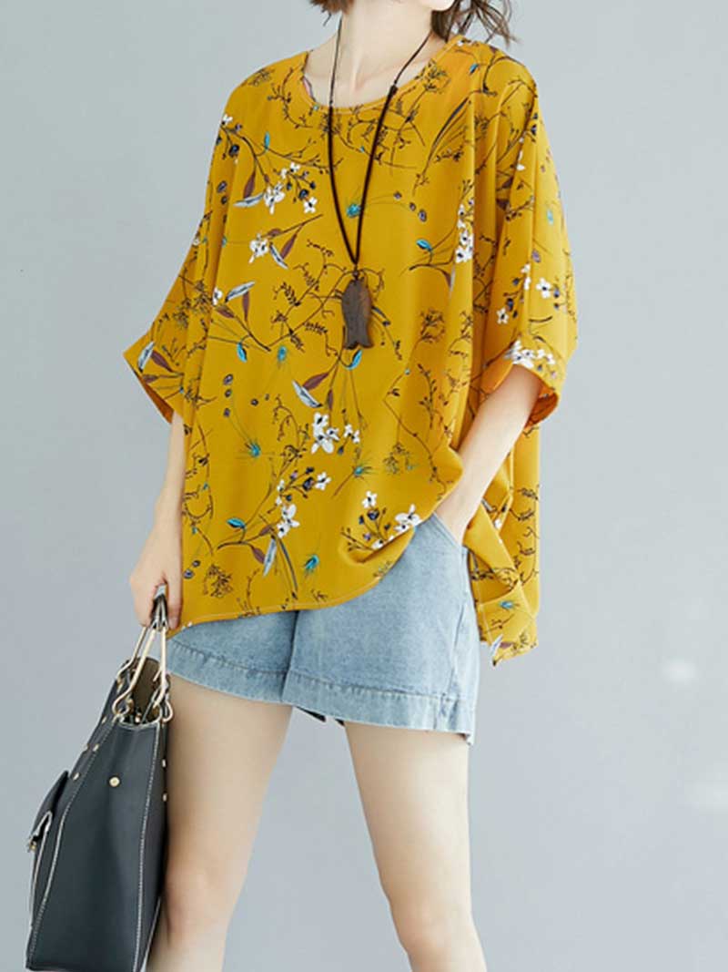 Game of Love Printed Floral Shirt Top - Image 7