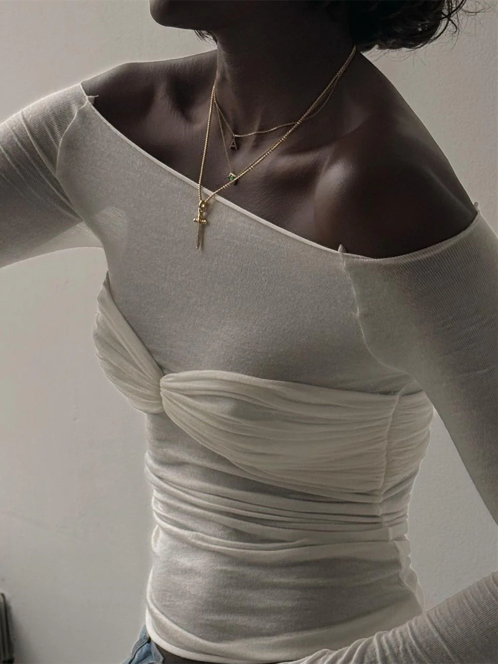 Gloria Mesh Long Sleeve Shirt - Image 3