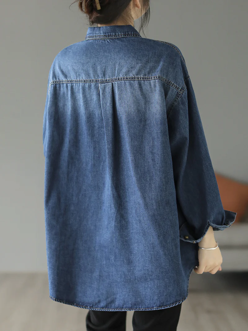 Got A Beautiful Loose Stylish Denim Ladies Jacket - Image 2