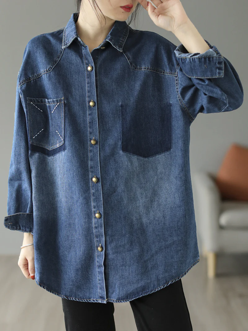 Got A Beautiful Loose Stylish Denim Ladies Jacket - Image 3