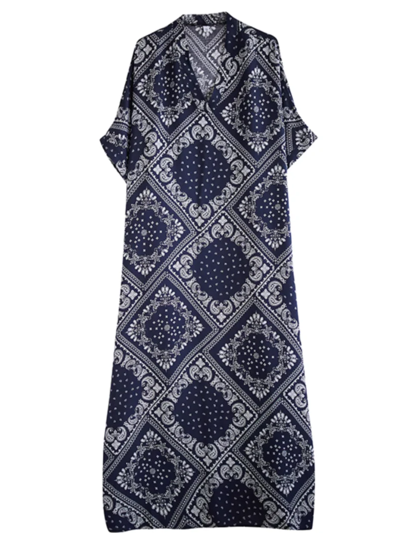 Graceful Glam Beauty Large Size Kaftan Dress - Image 3