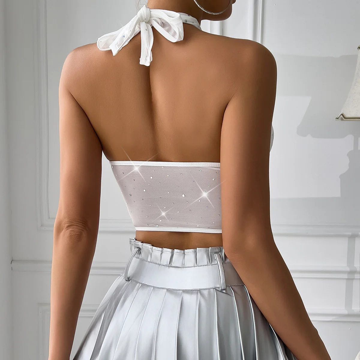 Halter Neck Backless Boned Corset - Image 3