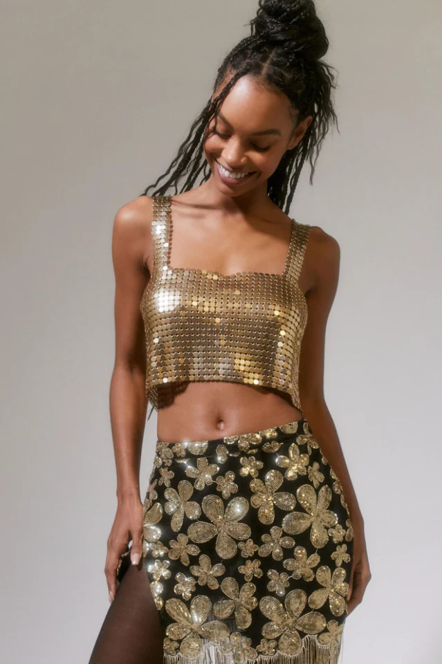 Harlow Metal Cropped Top - Image 12