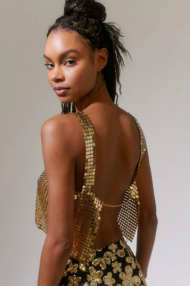 Harlow Metal Cropped Top - Image 5